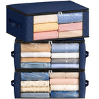 35L Closet Organizers (3 Pack-35l / Blue)