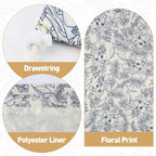 Laundry Bag Backpack for Dorm & Travel (Vegetable Print)
