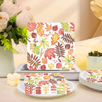 50 PCS Fall Leaves Cocktail Napkins (Maple Leaf)