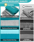 Compression Packing Cubes for Travel (8 PCS Blue / L+2M+S+4 Bags for Laundry Shoe Toiletry Accessory)