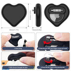for AirTag Holder for Kids (Black/Pink)