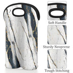 Wine Carrier Tote Personalized Bag for 2 Bottles (Style 21 / 10*14.5)