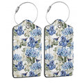Hibiscus Flowers Luggage Tag (Hibiscus Flowers Bird Watercolor)