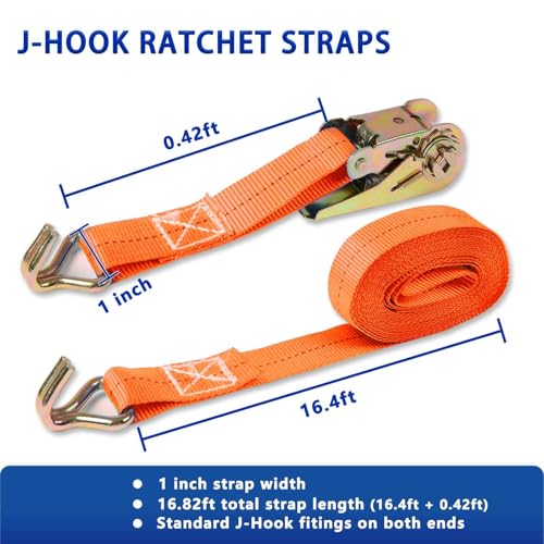 Ratchet Straps (Orange)