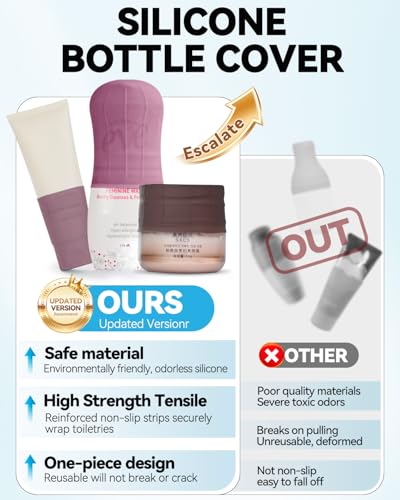 16 Pack Silicone Bottle Cover (C-Colorful 5-16)