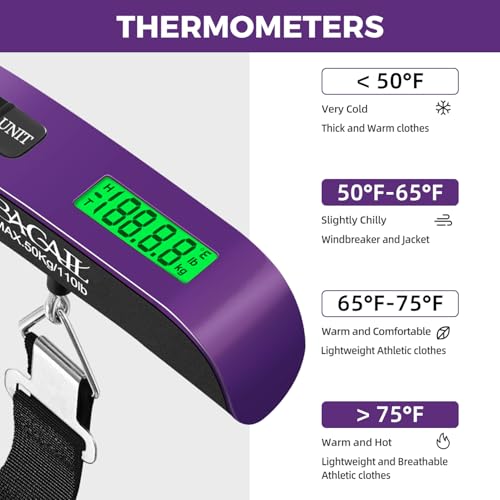 Digital Luggage Scale (Purple)