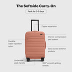 Away Softside Carry-On Suitcase, 22 Inch Lightweight, Expandable High-Strength - Image 3