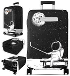 Luggage Cover for Suitcase Tsa Approved Protector (Medium (24-27 inches) / Astronaut)