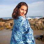 Quick Dry Microfiber Beach Towel (Bluewonder / Family Size 72x72")