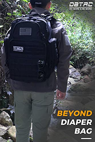 Diaper Bag Backpack for Dad (Black)
