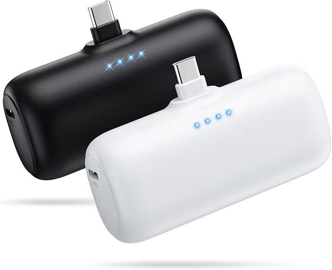 Mini Portable Charger 5200mAh Power Bank, 3A PD USB C Cell Phone Portable Power by Swyop