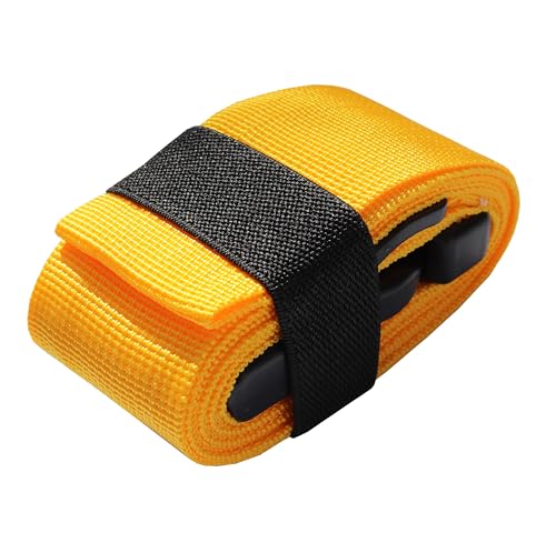 Luggage Straps for Suitcases TSA Approved (Yellow)