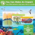 12 Pack Dishwasher Safe Reusable Freezer Bags (12 Pack-2 Gallon 5 Sandwich 5 Snack / Colorful)