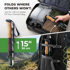 Trek Z Hiking Trekking Poles (Cork Green / 115–135 cm (for Height: 5’5” to 6’5”))