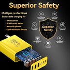 USB C Charger Block (Yellow-2Pack)
