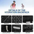 INOXTO Hydration Pack Backpack (inoxto-593-BLACK)