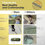 Camping Hammock Portable Tent (Black / 118” x 71”)