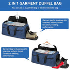 Large Garment Bag for Travel (Blue)