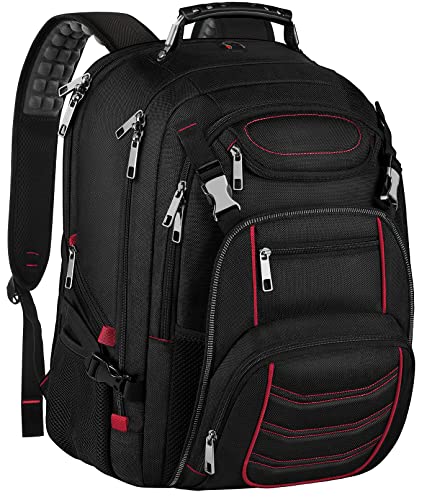 18.4 Laptop Backpack for Men (Rfid 18.4 Inch Red)