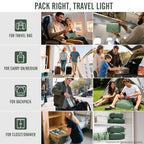 8 Set Packing Cubes for Travel Essentials (07 Jungle Green)