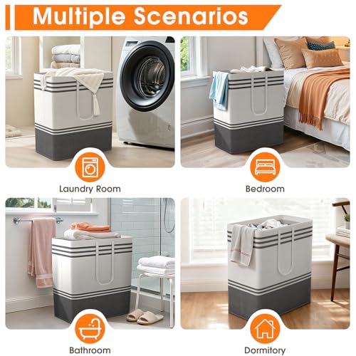3 Pack Large Laundry Baskets (3 x 100L)