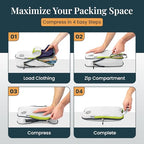 Extra Large Compression Packing Cubes 6 (White)