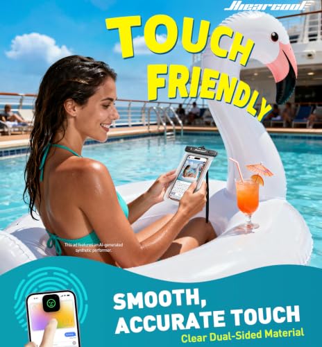 Waterproof Phone Pouch (2-Pack Pink & Black)
