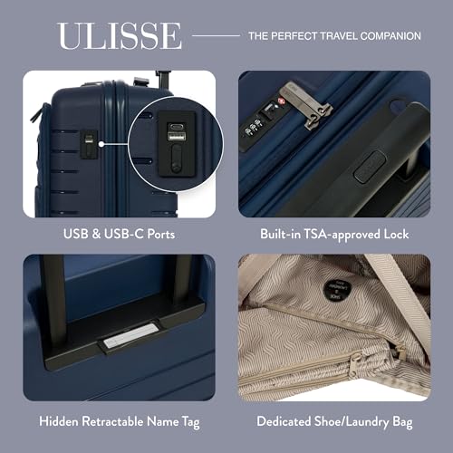 B Y Ulisse Carry (Carry-on with front pocket / Ocean Blue)
