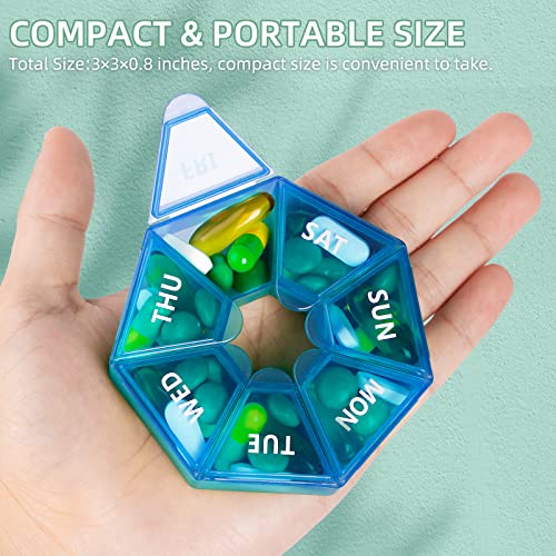Weekly Pill Organizer (Blue)