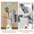 Laundry Bag Backpack (2Pack / Light Gray)