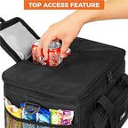 Soft Cooler Bag (Black / 40 Cans)