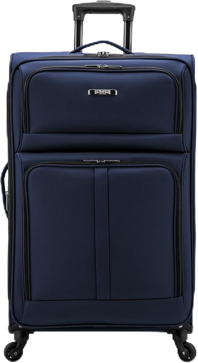 U.S. Traveler Anzio Softside Expandable Spinner Luggage, Checked-Large 30-Inch by USTraveler