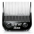 Dog Grooming Replacement Blades Compatible with Andis Dog Clippers (Black-5/8"HT / Black)