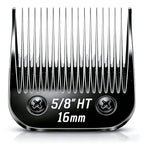 Dog Grooming Replacement Blades Compatible with Andis Dog Clippers (Black-5/8"HT / Black)