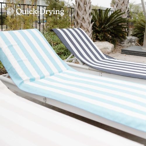Original Towel (Cabana Stripe Sky Blue)