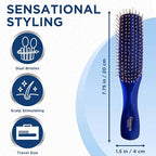 Gentle Blue Full Size Hair Brush (Large / Blue)