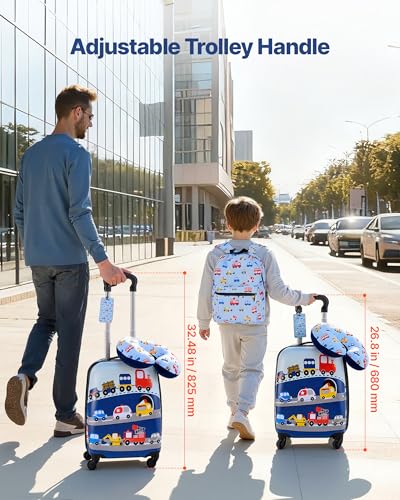 Kids Luggage Set (18 Inches 5-Piece Set / Car)