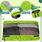Packing Cubes for Suitcase Large Organizer Bags (Green / Medium)