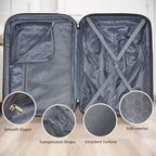 Luggage Sets 5 Piece (Cheetah / 5 Piece Set (20/24/28/DB/TB))