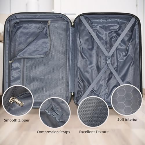 Luggage Sets 5 Piece (Cheetah / 5 Piece Set (20/24/28/DB/TB))