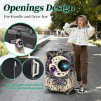 Luggage Cover Plus Suitcase Protector (Gothic Moon Face / XL)