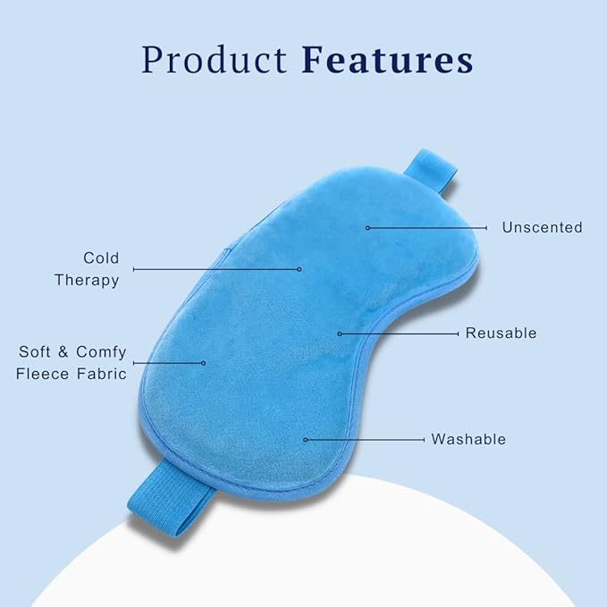 Solayman’s Reusable Gel Eye Mask – Hot & Cold Therapy Eye Ice Pack - Image 8