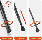 Fotopro Carbon Fiber Tripod 60 Inch 360 Degree Ball Head Quick Release Plate - Image 4