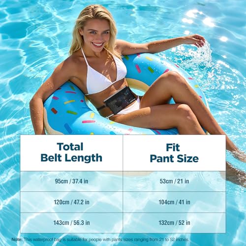 Waterproof Bag Fanny Packs for Women (Red & Black)