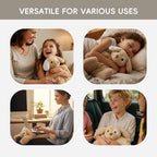 Weighted Lap Pad for Kids 5 lbs (55-beige Puppy Pattern / 22" x 16" | 5lbs)