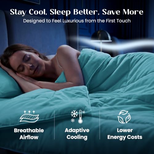 Temperature Regulating Comforter (Mint Macaron / Ultimate Twin XL (68"x90"))