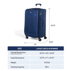 VersaPack+ Softside Checked Luggage Suitcase (Checked Large / Elemental Blue)