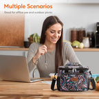 Insulated Lunch Box for Men (Flower / Medium(9L))