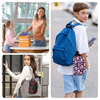 Small Cooler Bag (Blue-Floral Print)