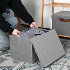 Storage Bins with Lids 2 (15×11×9.5 / A-Gray)